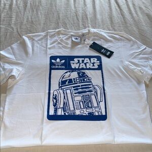 Adidas Star Wars R2-D2 Tee - White and Blue